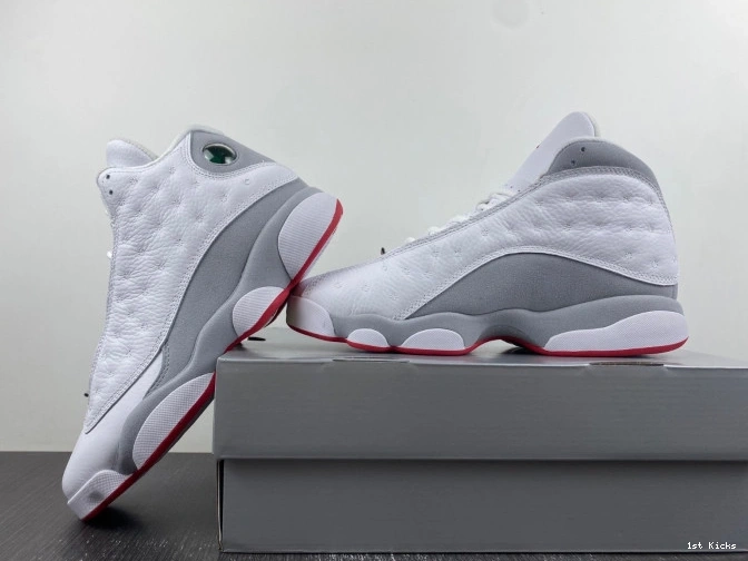 1st Kicks Shoes Jordan 13 Wolf Grey Air 414571-160 0815